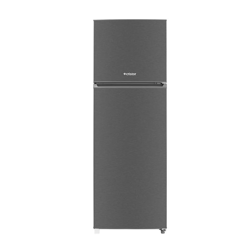 Réfrigérateur CRISTOR Double porte Defrost - Gris - 294 L