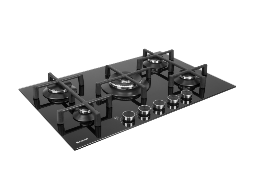 Table De Cuisson NARDI 5 Feux Black glass