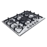 Table de cuisson CANDY 4 Foyers 1 Wok  Fonte Inox