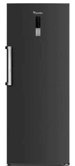 Congélateur Vertical Condor AURORA Series No Frost Inverter Dark Inox 391 L