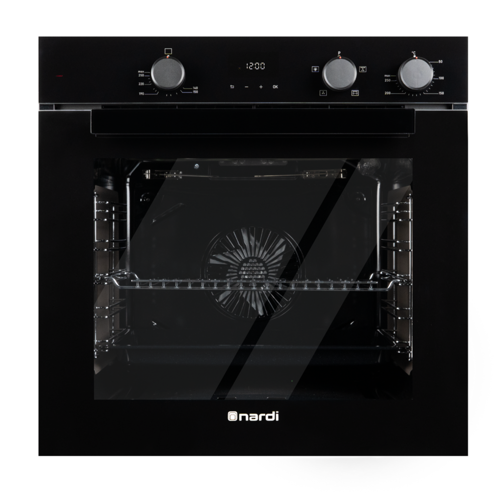 Four Encastrable NARDI Gaz-Elec Black glass 60 cm
