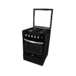 Cuisinière CRISTOR GULA - 4 Feux - 55 Cm - Noire GUL450B