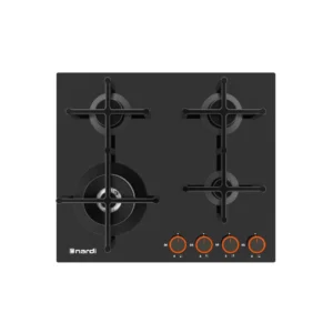 Table De Cuisson NARDI 4 Feux Black Glass