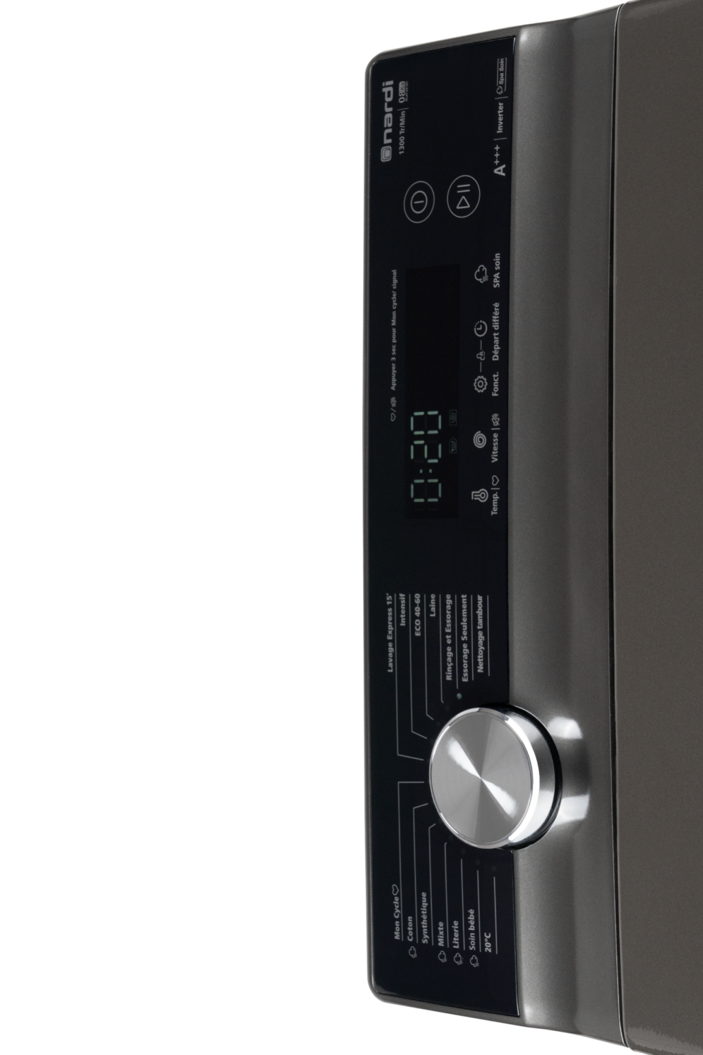 Machine à Laver Top Loading Automatique Nardi Inverter Titanium 8 KG
