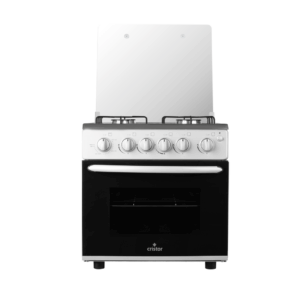 Cuisinière Cristor 4feux Mini avec grill Gris 50cm
