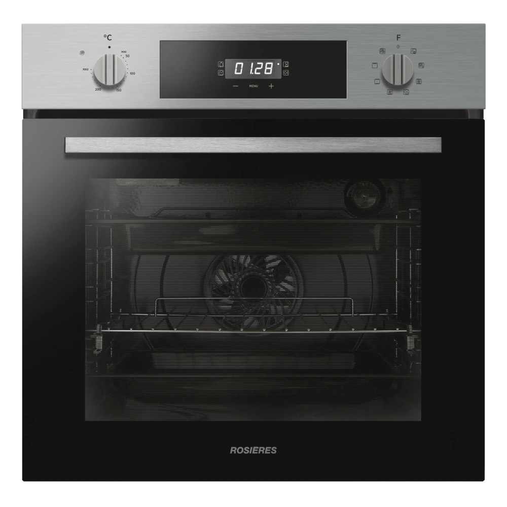 Four Encastrable Elect-Elect Rosières Inox 69L Ventilé 08 Fonctions