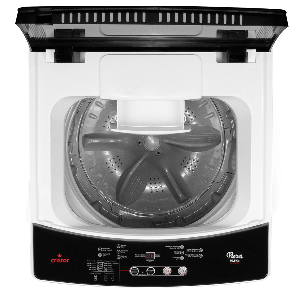 Machine à Laver CRISTOR PURA Blanc 10.5kg