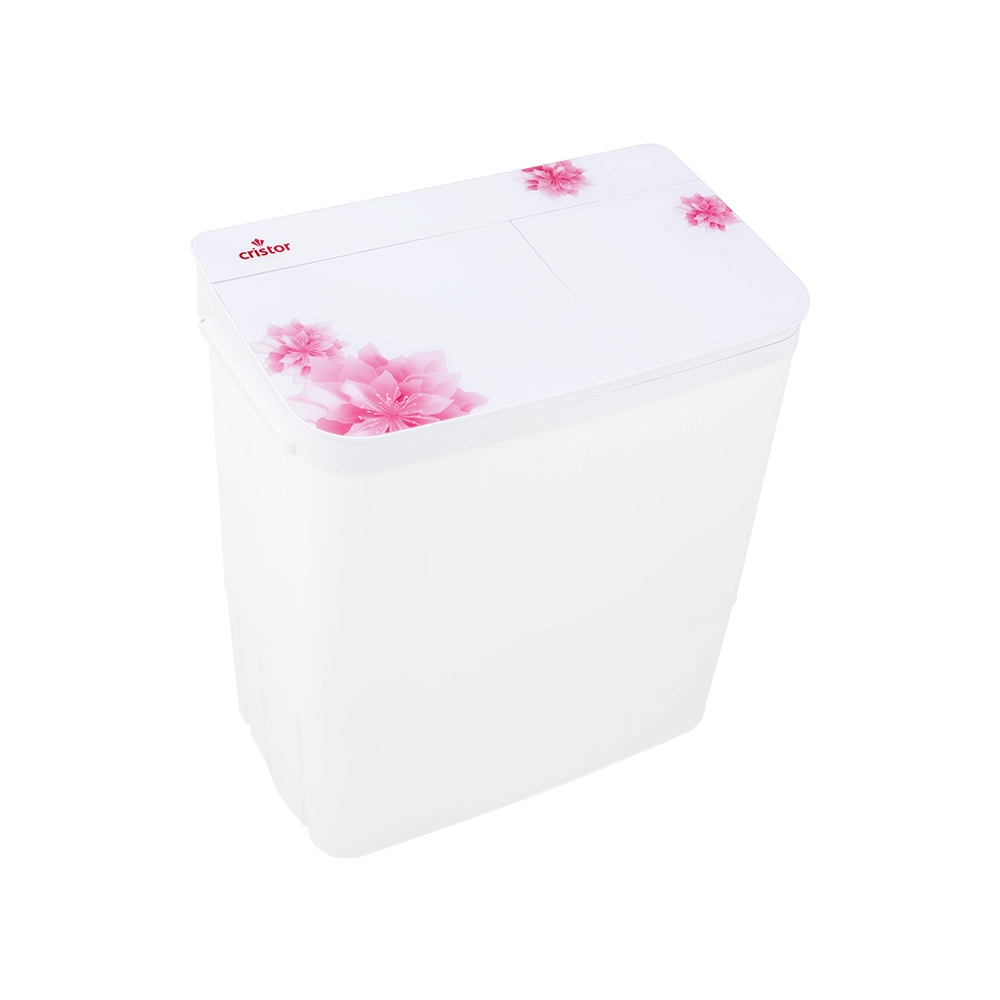 Machine à Laver CRISTOR Semi-Automatique Rose 8kg