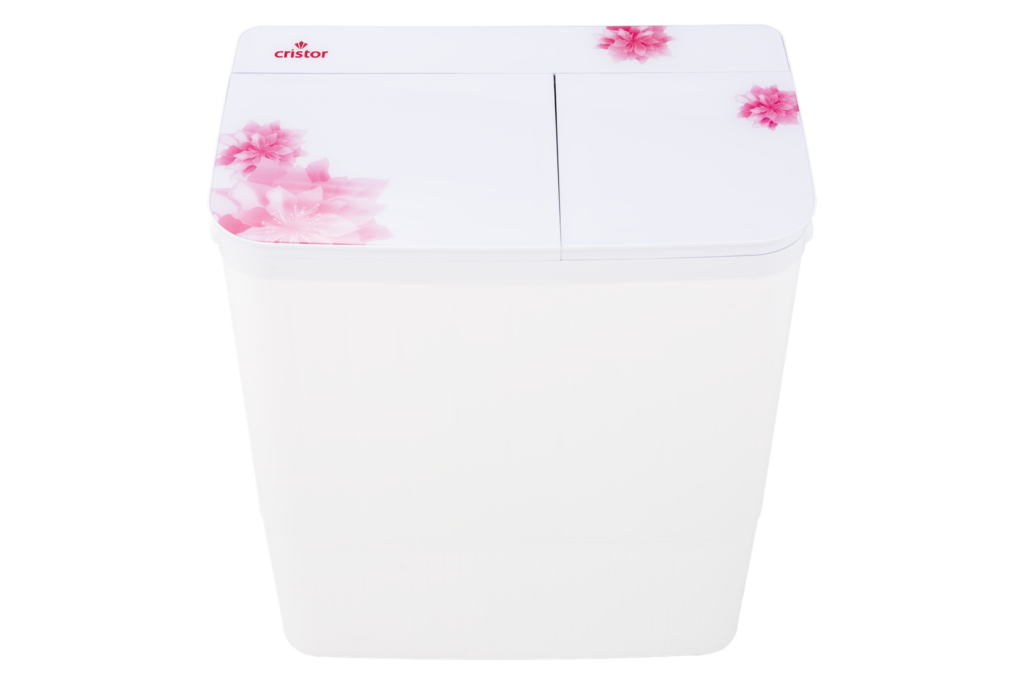 Machine à Laver CRISTOR Semi-Automatique Rose 8kg
