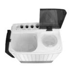 Machine à laver CONDOR TULIPE Semi-Automatique Double bacs Noir 13 kg