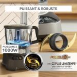 Robot multifonctions MOULINEX Double Force 1000W SILVER - 10 Accessoires