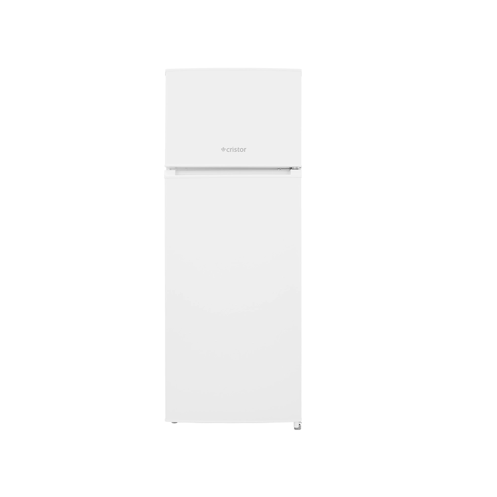 Réfrigérateur CRISTOR Double porte Defrost - Blanc - 207 L