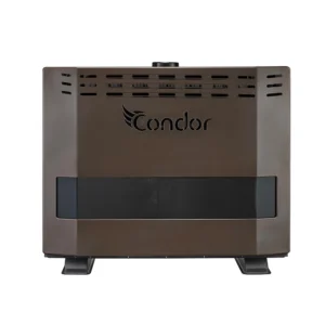 Radiateur à Gaz CONDOR CALDO 12 KW Détecteur CO Café Noir