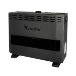 Radiateur à Gaz CONDOR 14 KW Détecteur CO Noir