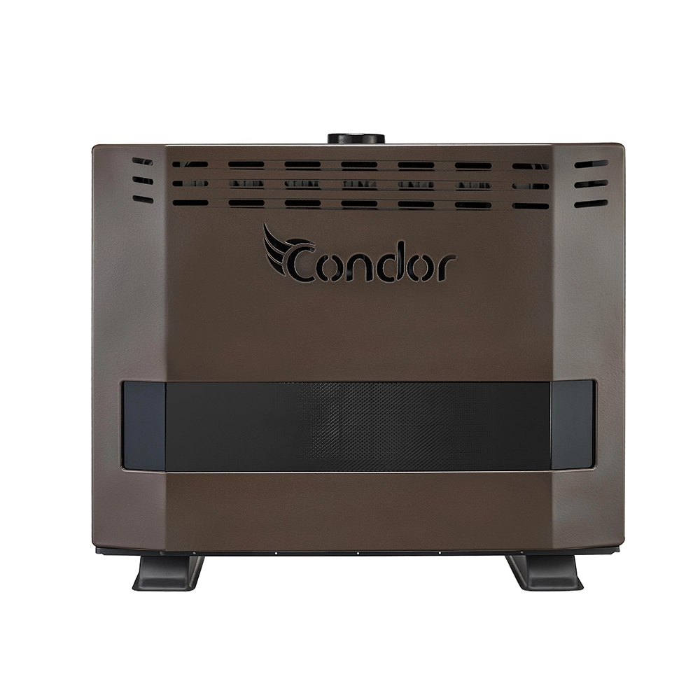 Radiateur à Gaz CONDOR 14 KW Détecteur CO Gris