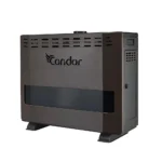 Radiateur à Gaz CONDOR 14 KW Détecteur CO Gris