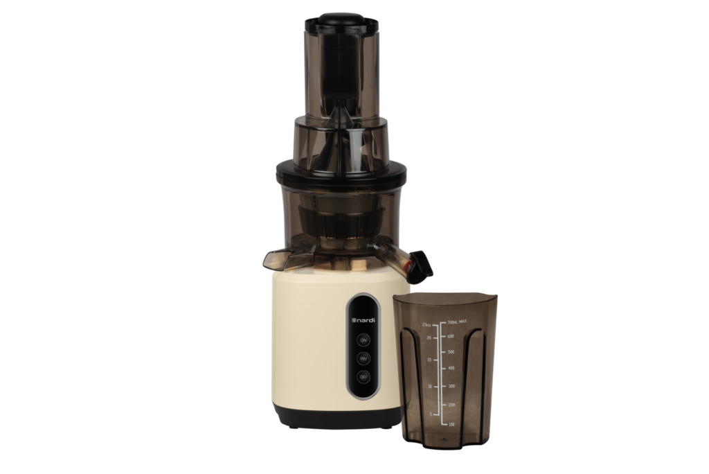 Extracteur de Jus NARDI 3 Filtres 55Tr/min Crème Goulotte XL
