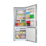 Réfrigérateur Combiné HISENSE Metal tech cooling Nofrost Inox  408 L