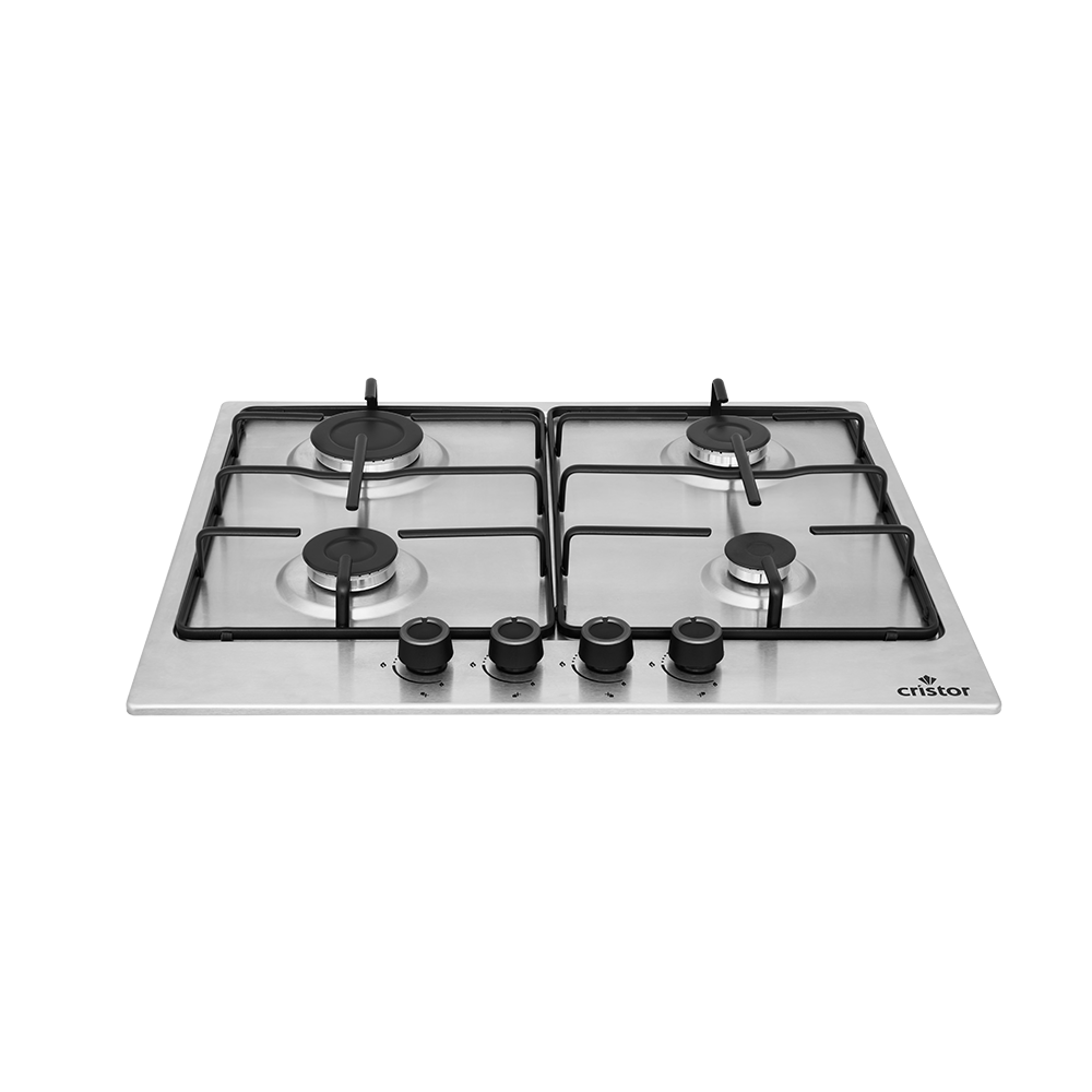 Table de cuisson Cristor Inox 4 feux 60cm