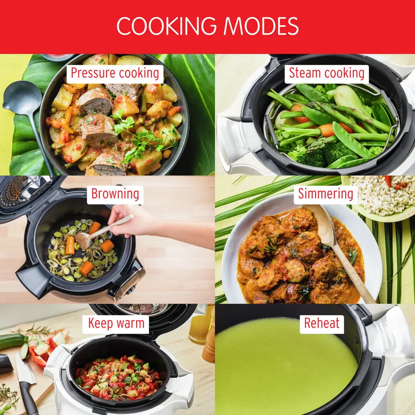 Multicuiseur intelligent MOULINEX Cookeo+ 6L 200 Recettes Préprogrammes