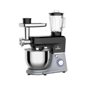 Pétrin multifonction Cristor D-crochet  Gris-Noir 7l 1900 w