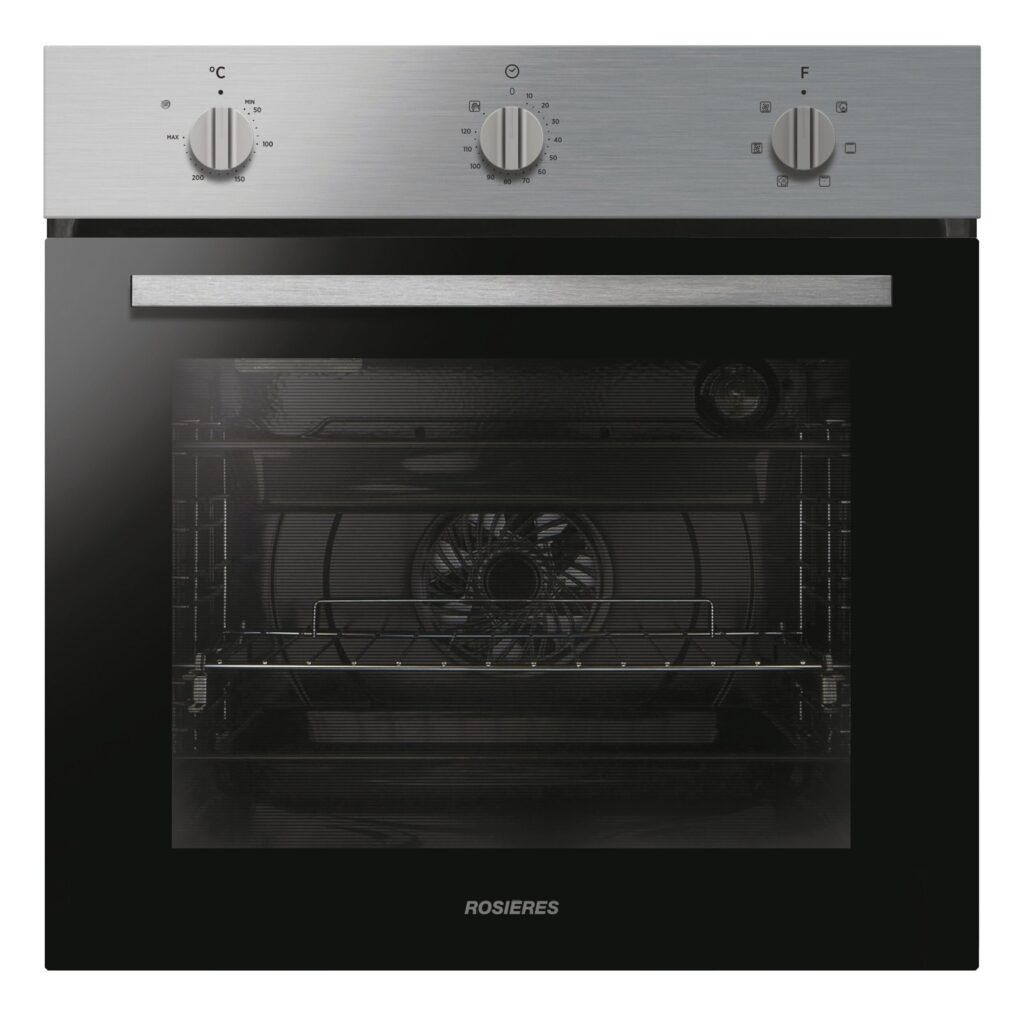 Four Electrique Electrique Rosières Inox 65 L Ventilé 08 Fonctions Double vitrage