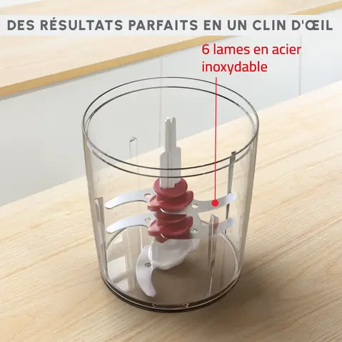 Hachoir MOULINEX Multi Moulinette 3en1-500ml