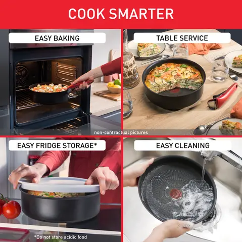 Batterie de cuisine Tefal 9 pièces Ingenio Simply Cook