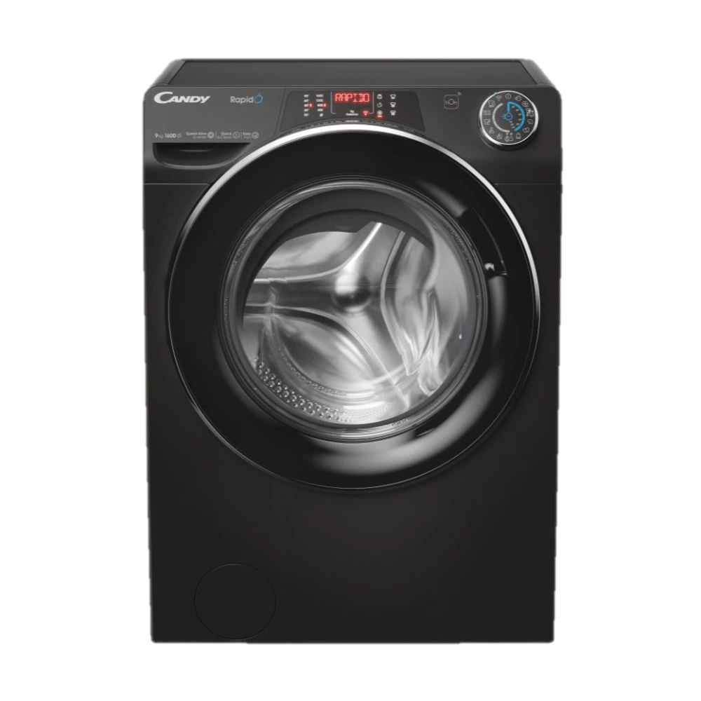 Machine à Laver RapidÓ Lavante CANDY Noir 11 kg