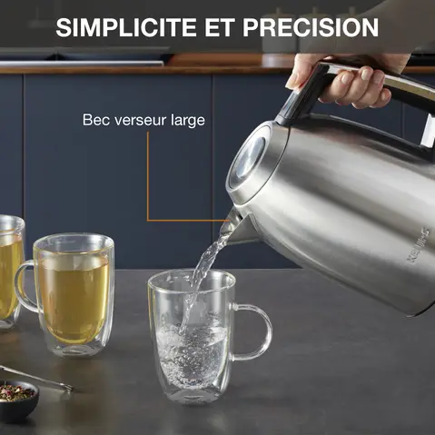 BOUILLOIRE Krups Excellence 1,7 l inox BW552D10