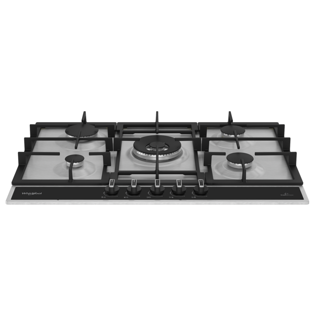 Table de cuisson Whirlpool WOK NOIR/INOX05 Feux 75 CM