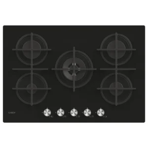 Table de cuisson CANDY 5 Feux Wok Black Glass Thermocouple