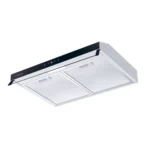 Hotte casquette Rosières 60 Inox avec panel noire tactile 3vitesses RSD6CX-ALG/1