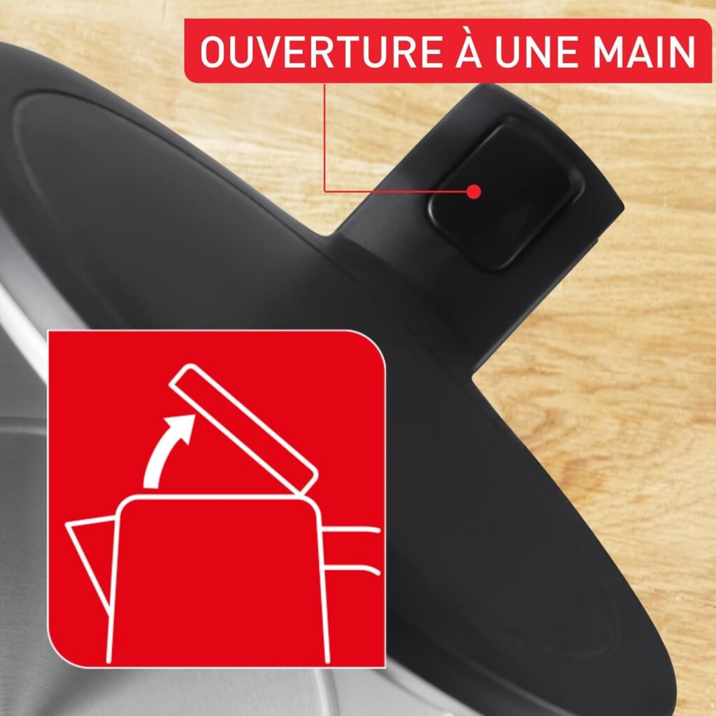 Bouilloire électrique TEFAL Thermo protect, Noir KO1408E0