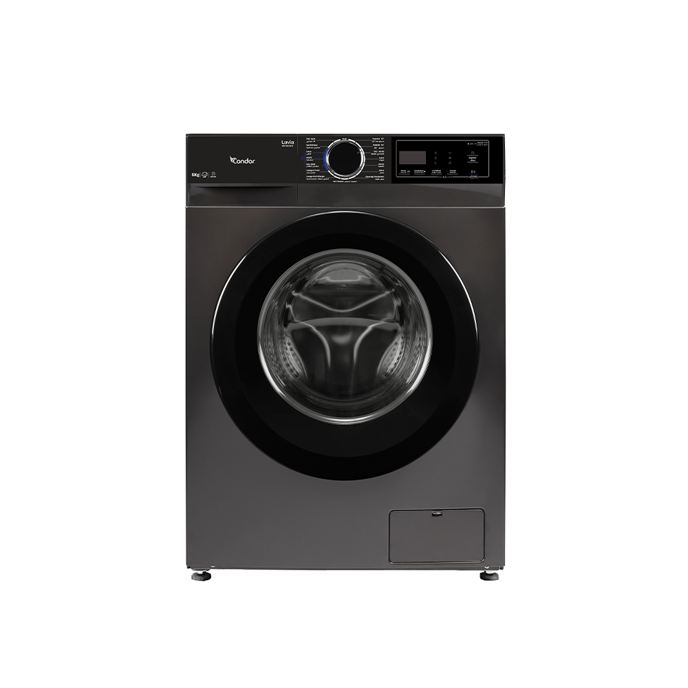 Machine à Laver CONDOR Frontal Lavia BLDC Inverter Titan Grey 6 kg