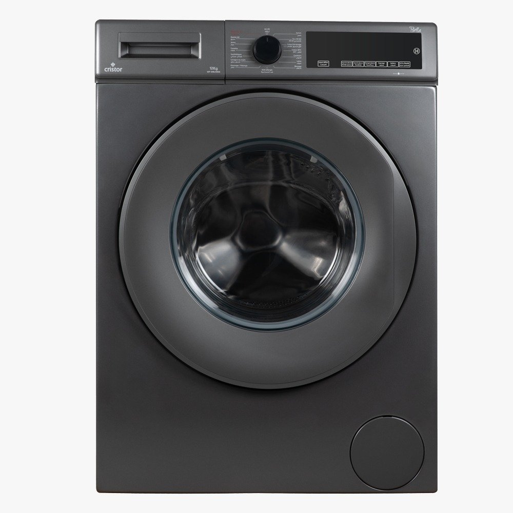 Machine à Laver BELLA CRISTOR Dark Inox 12 kg