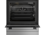 Cuisinière Whirlpool gaz/électrique 8 fonctions Inox 60 cm 72 L