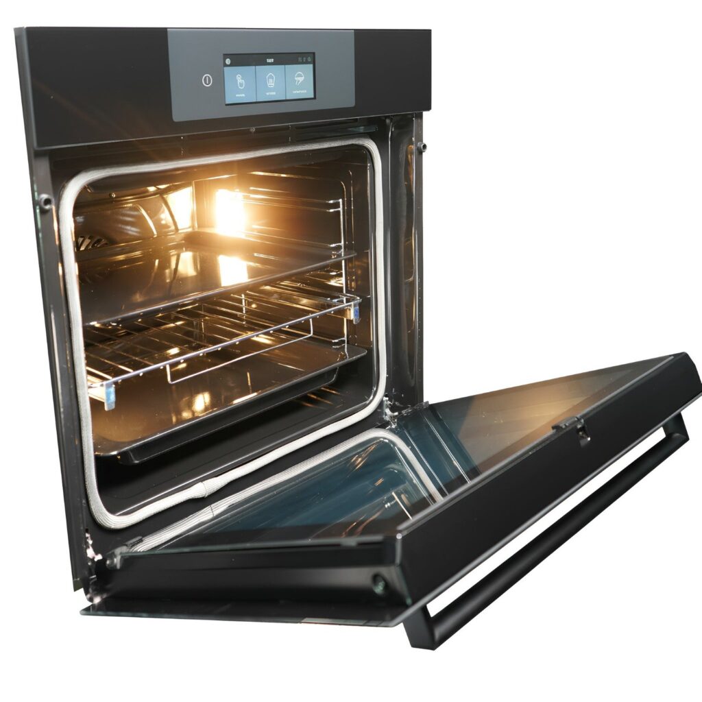 Four Encastrable Candy électrique-électrique Noir 70L TFT Rail télescopique Pyrolyse