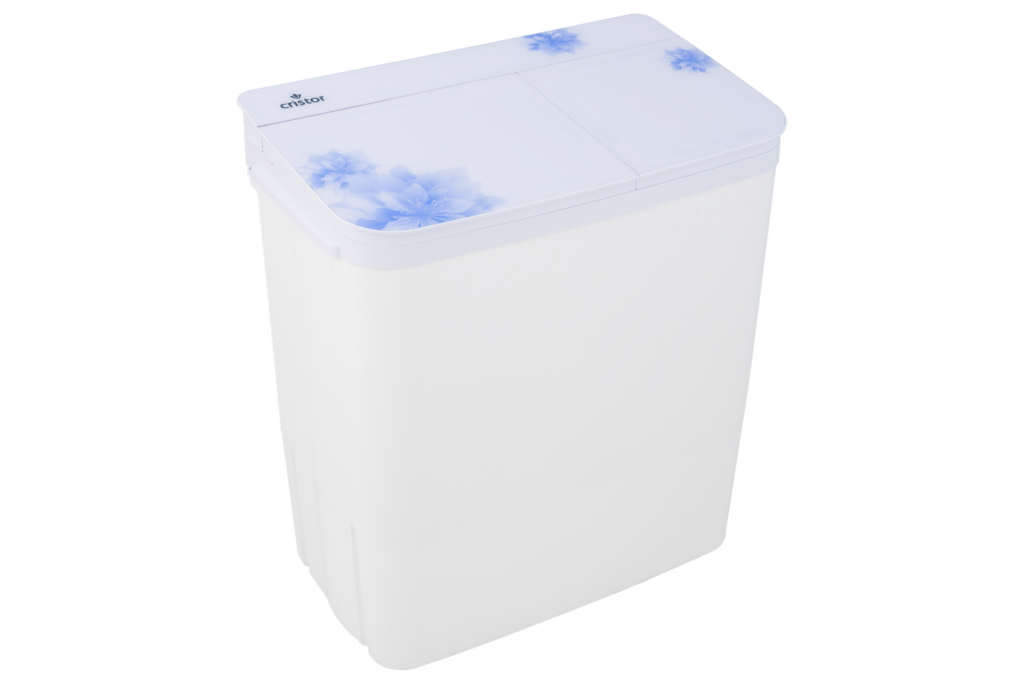 Machine à Laver CRISTOR Semi-Automatique Bleu 8kg