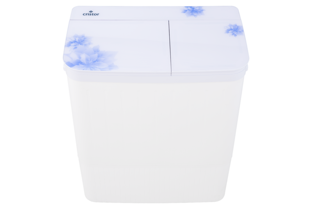 Machine à Laver CRISTOR Semi-Automatique Bleu 8kg