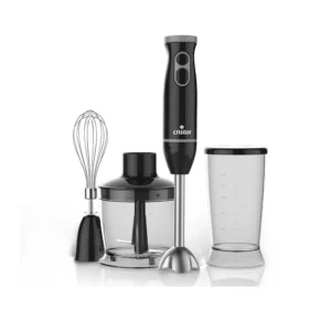 Bras Mixeur 3 en 1 CRISTOR Bras mixeur, Hachoir et Bras Fouet Noir Gris 500 W-500 ML