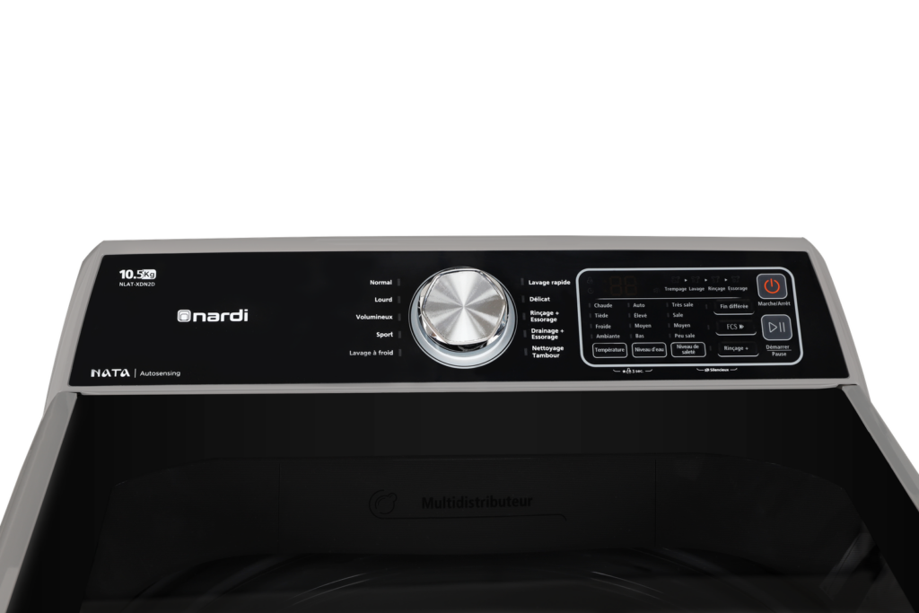 Machine à Laver Top Loading Automatique Nardi Grise 10,5 KG