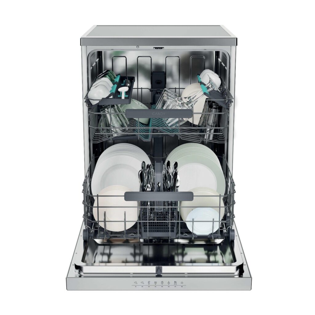 Lave-vaisselle Candy RapidÓ 16 couverts inverter inox