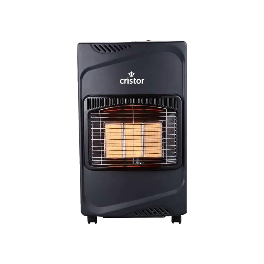 Radiateur A Gaz Butane CRISTOR -4200 W- Mobile - Noir RGB-CR43N