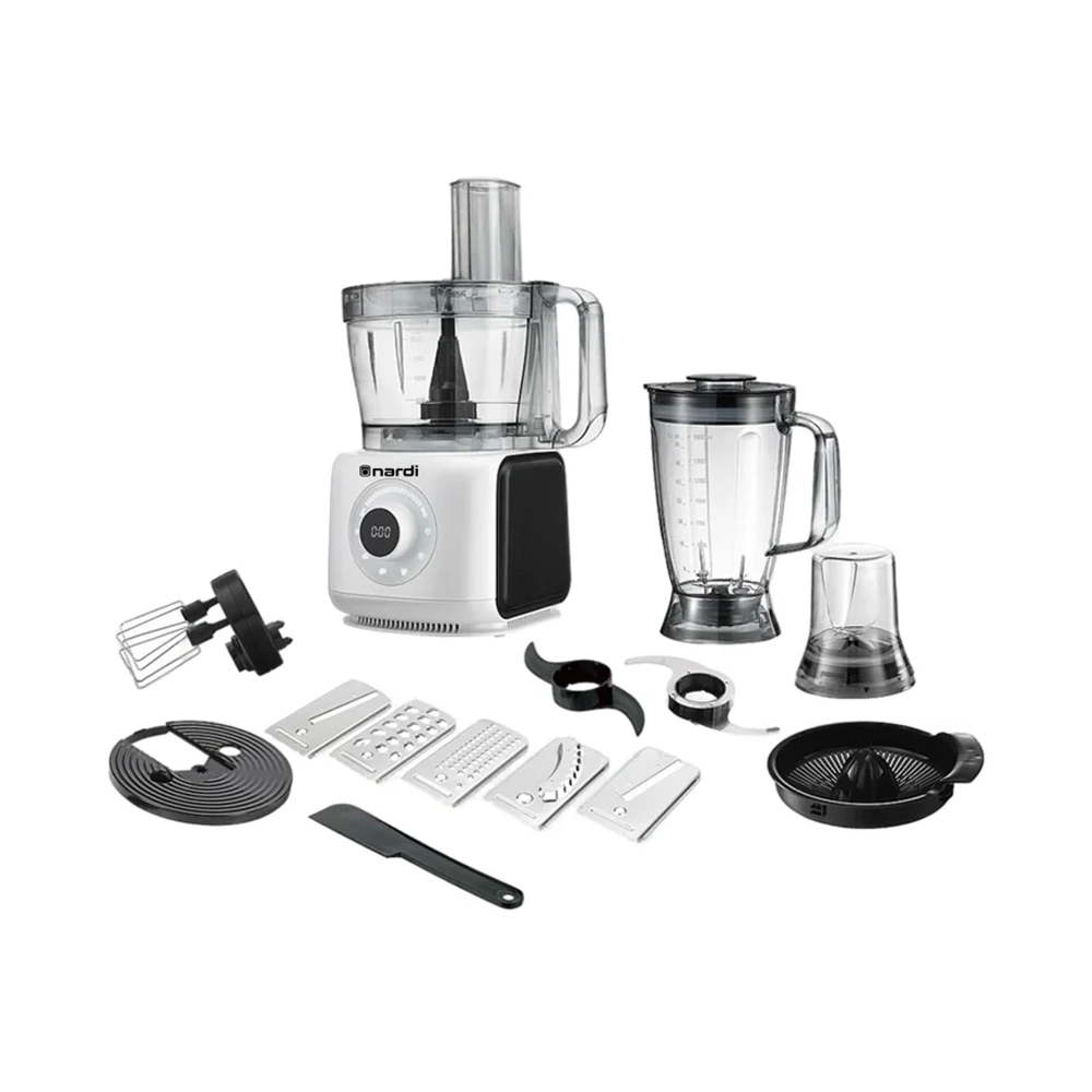 Robot De Cuisine NARDI Multi Fonction Blanc 1000 W