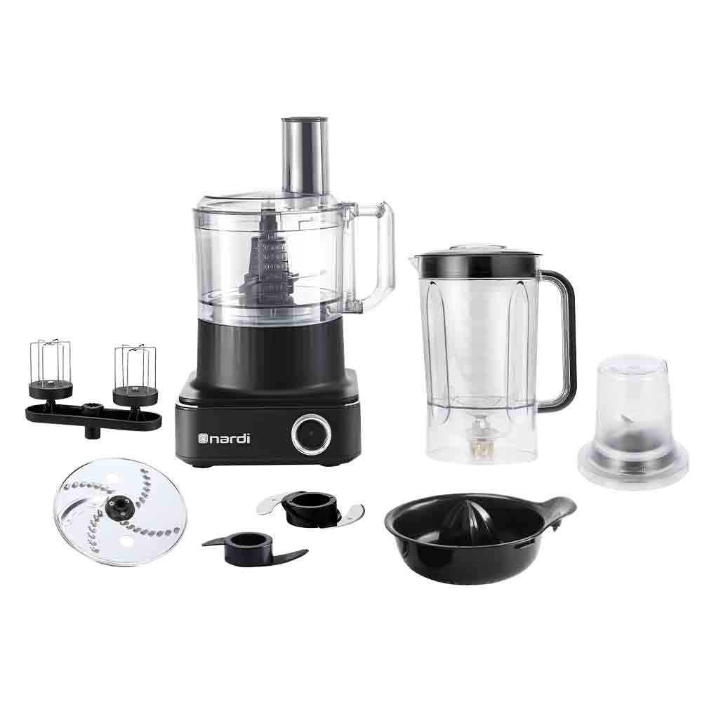 Robot De Cuisine NARDI Multi Fonction Noir 1000 W